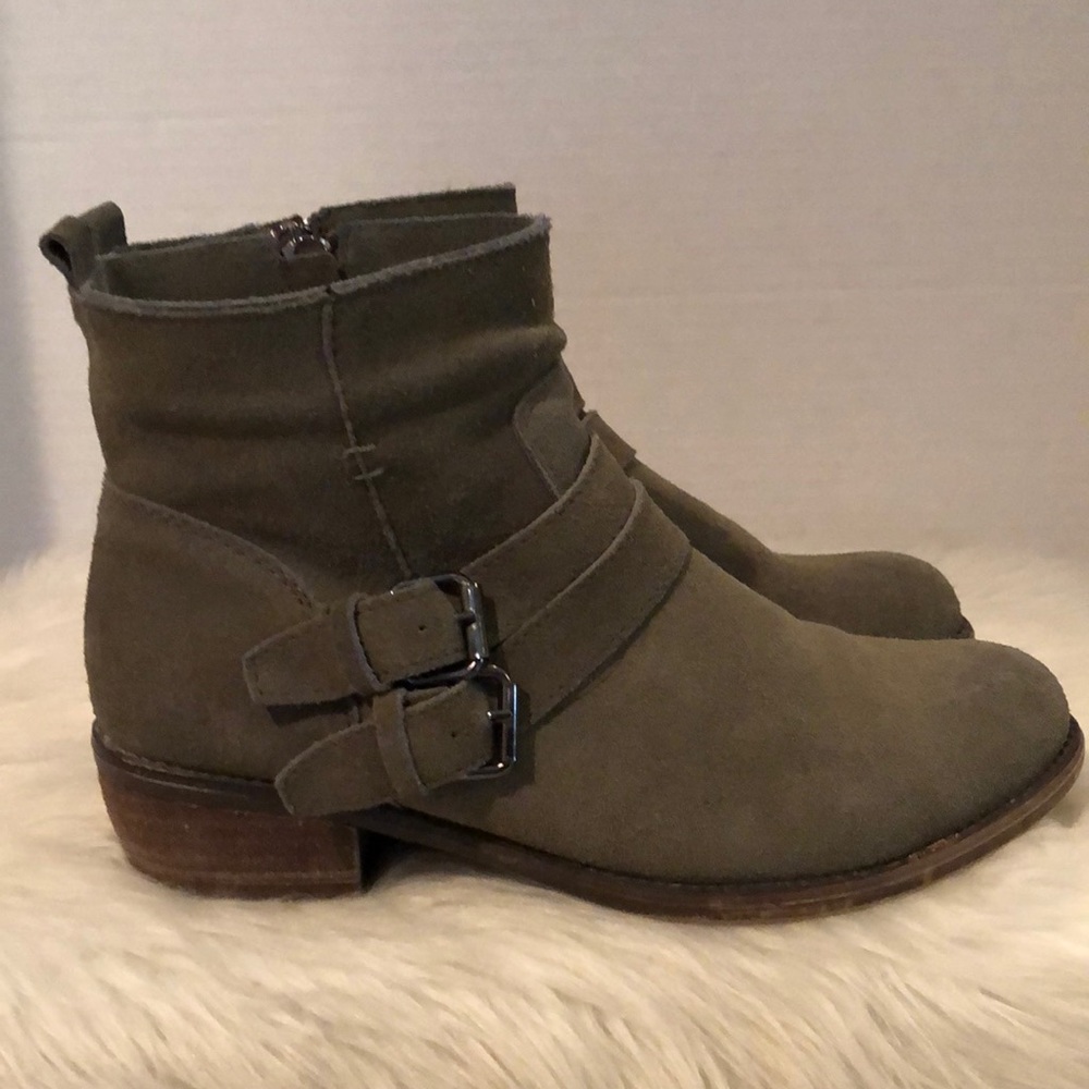 Wanted Suede Leather Ankle Boots